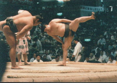 きれいな四股